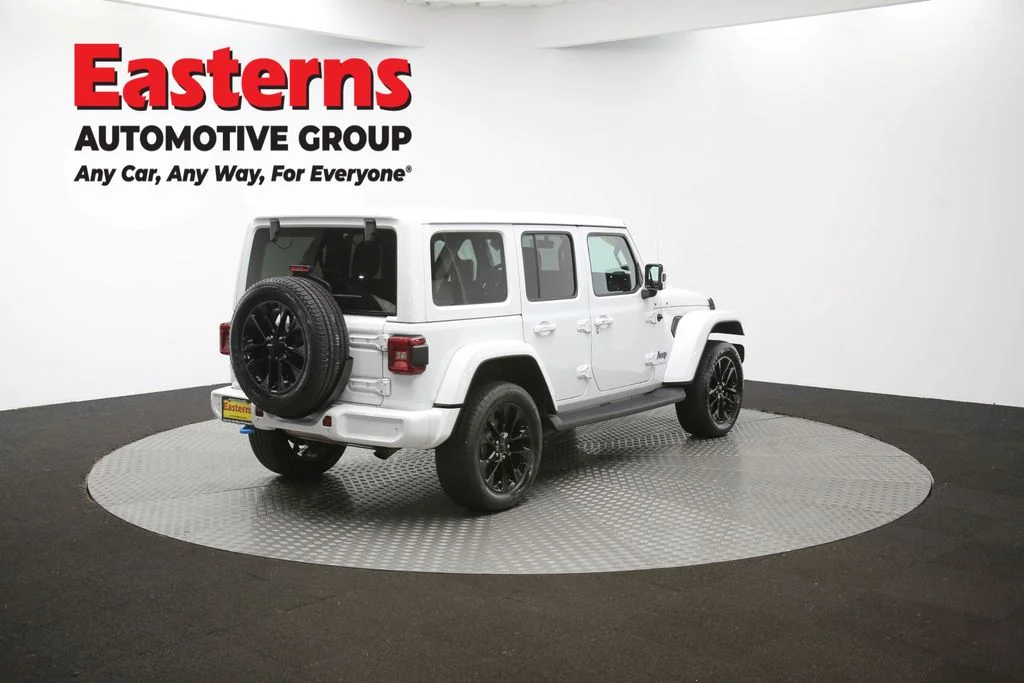 Used 2021 White Jeep Unlimited Sahara High Altitude 4xe image 41