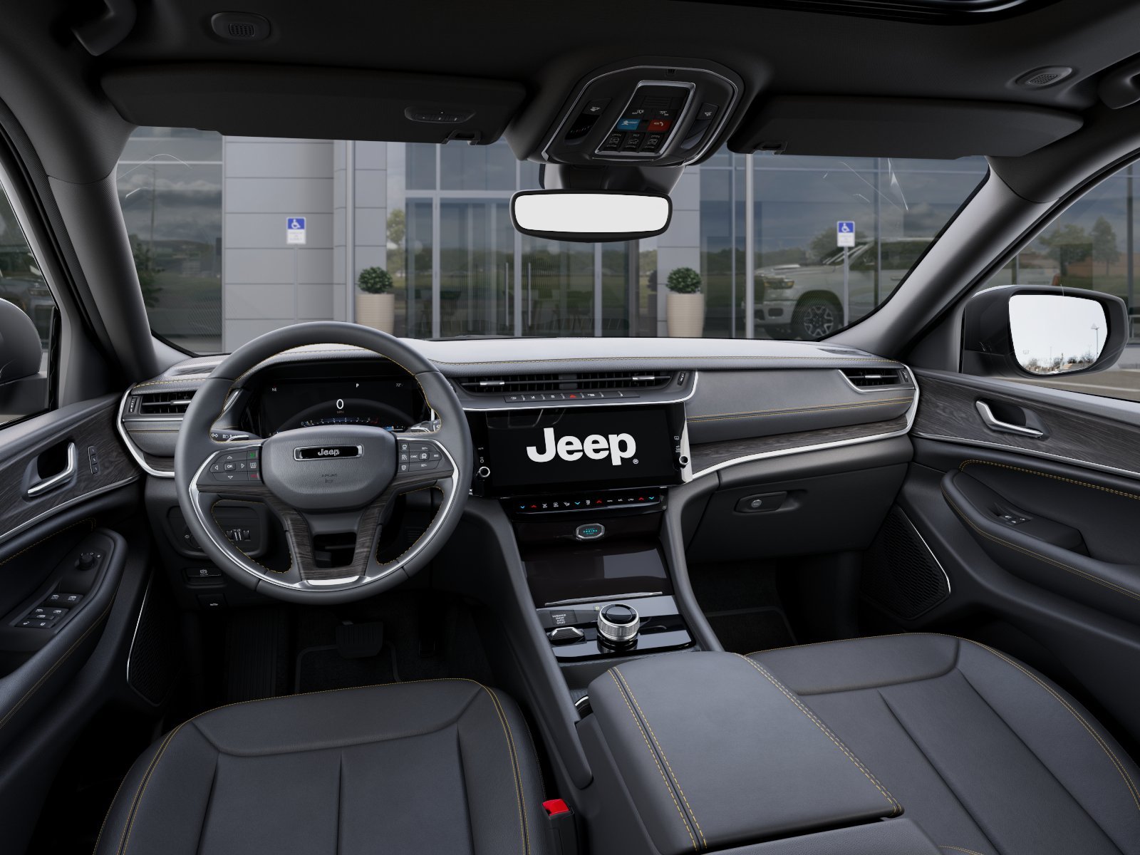New 2026 Diamond Black Crystal Pearl-Coat Exterior Paint Jeep  image 14