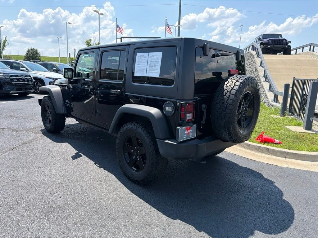 Used 2018 Black Jeep Unlimited Sport image 5