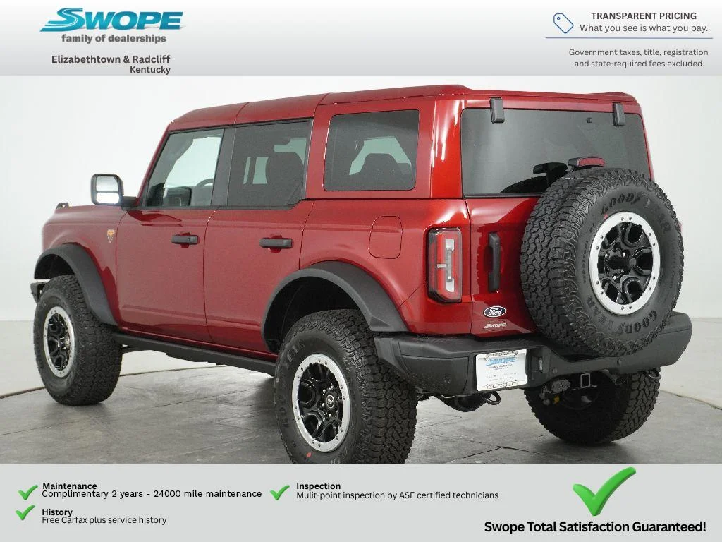 New 2026 Ruby Red Metallic Tinted Clearcoat Ford Badlands® image 7