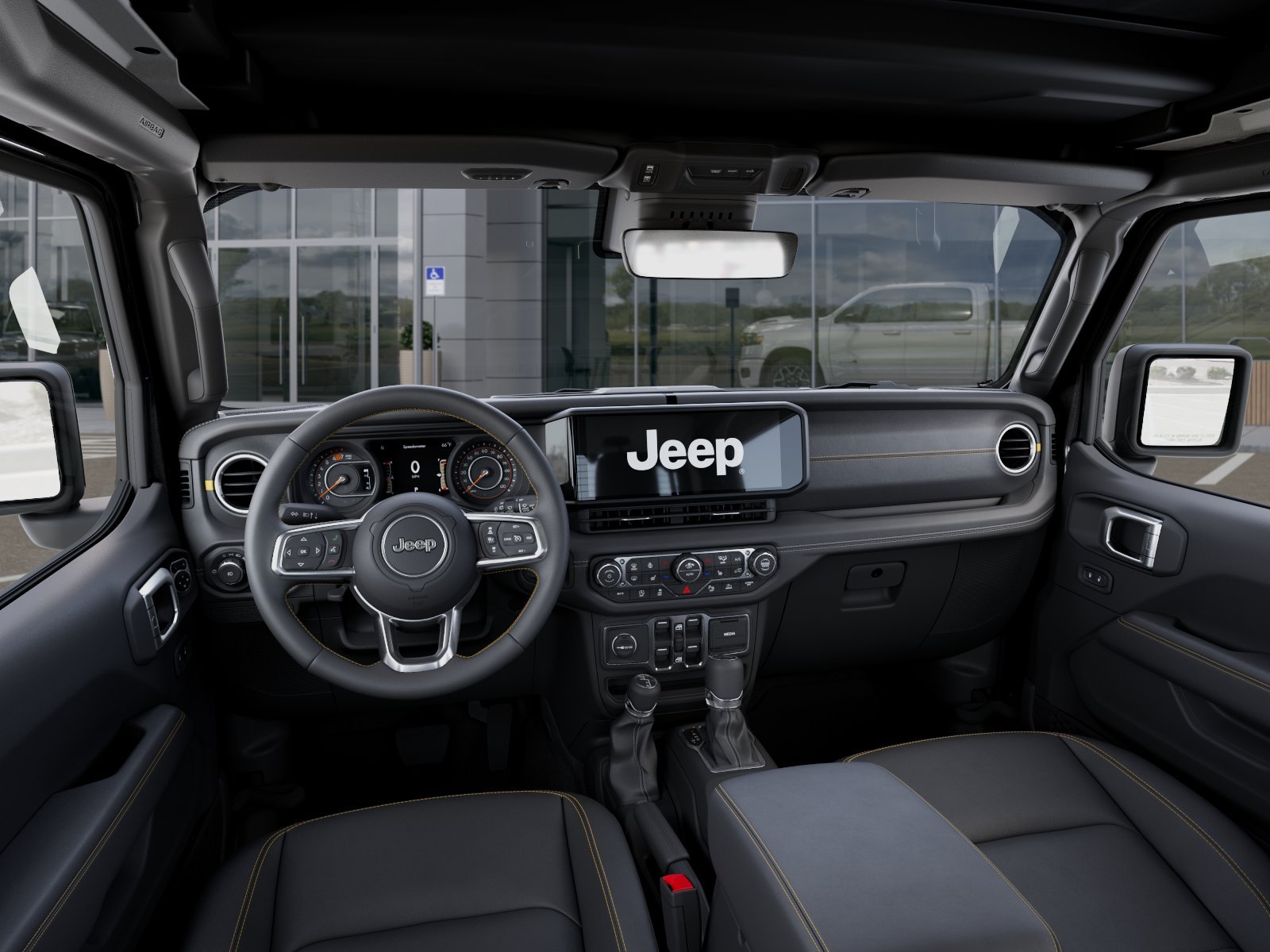 New 2026 Granite Crystal Metallic Clear-Coat Exterior Paint Jeep Sahara image 14
