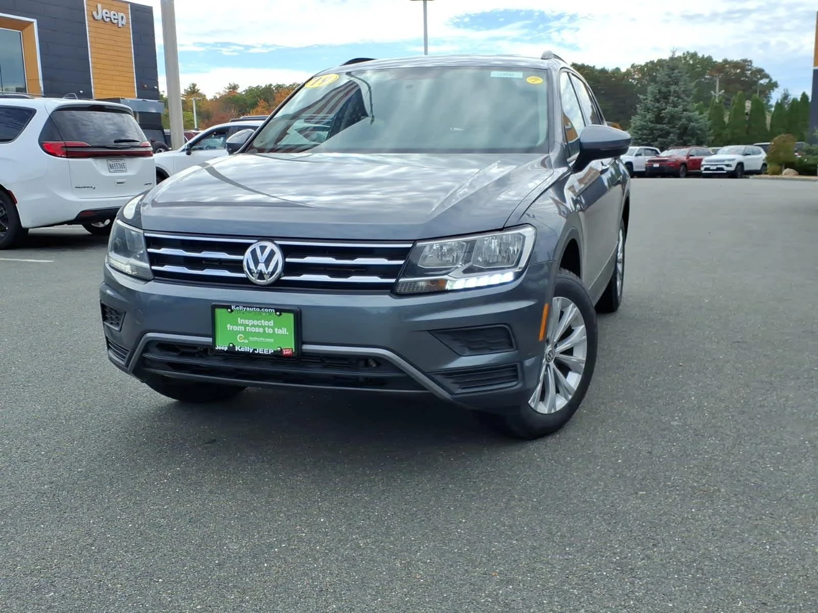 Used 2019 Platinum Gray Metallic Volkswagen S image 2