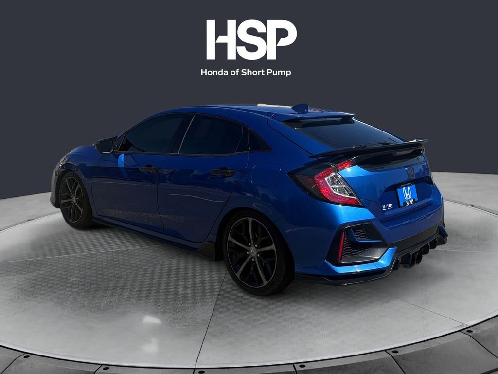 Used 2020 Aegean Blue Metallic Honda Sport image 3