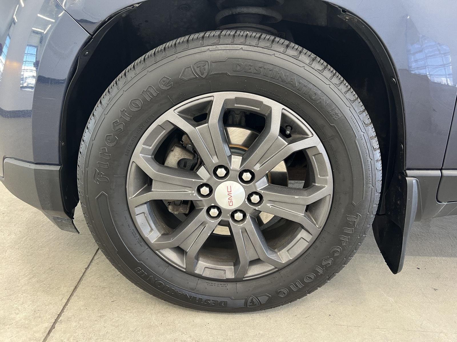 Used 2015 Dark Sapphire Blue Metallic GMC SLT image 7