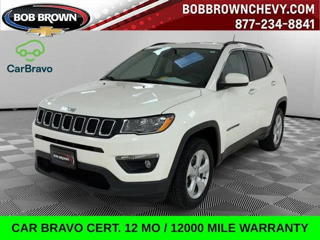 Certified Used 2019 White Jeep Latitude 4x4 image 1