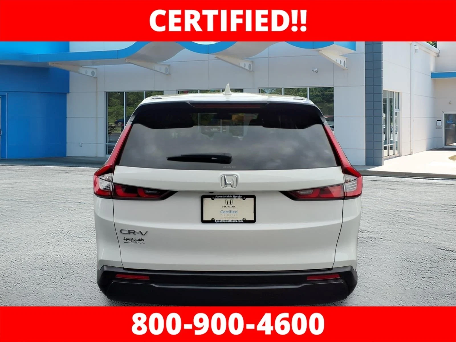 Certified Used 2024 Platinum White Pearl Honda 1.5T AWD EX image 4
