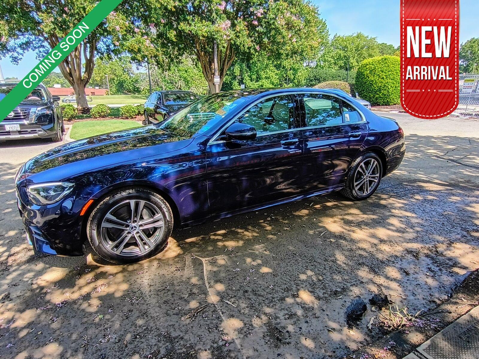 Used 2021 Lunar Blue Metallic Mercedes-Benz E 350 image 1