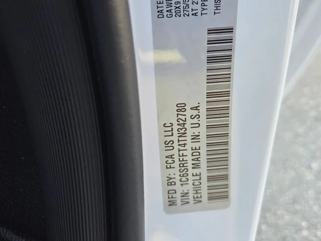 New 2026 Bright White Clear-Coat Exterior Paint RAM Big Horn/Lone Star image 7