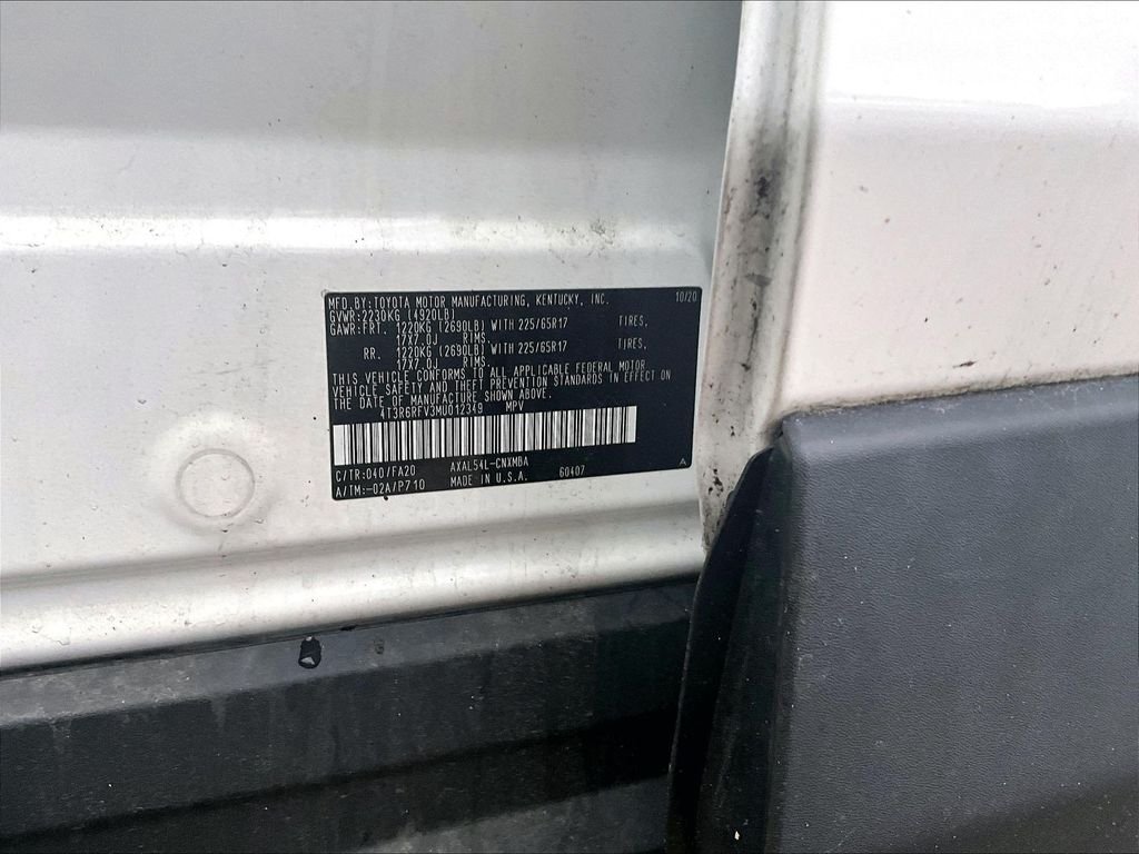 Certified Used 2021 White Toyota XLE image 9