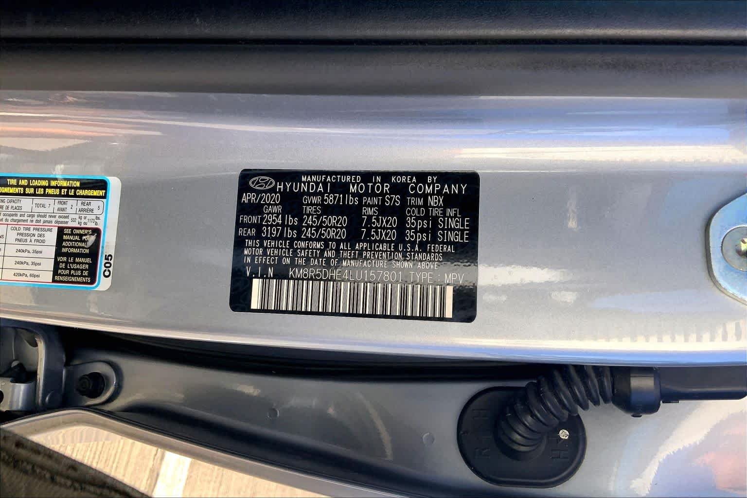 Used 2020 Lagoon Silver Hyundai Limited image 31