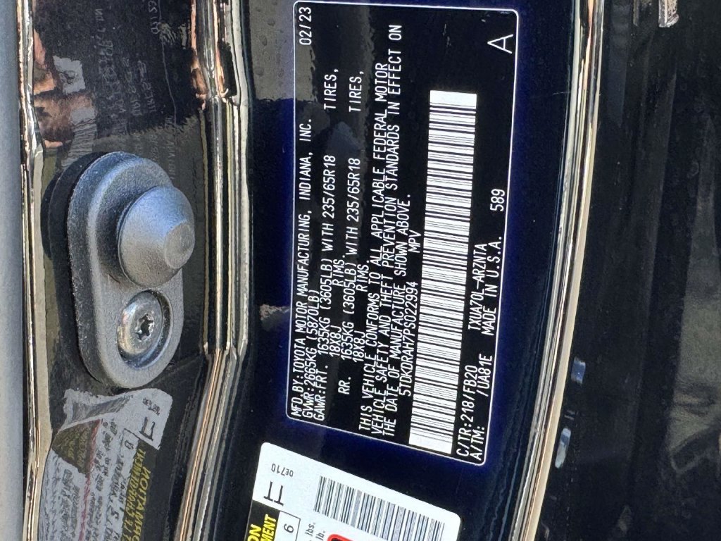 Used 2023 Black Toyota LE image 28