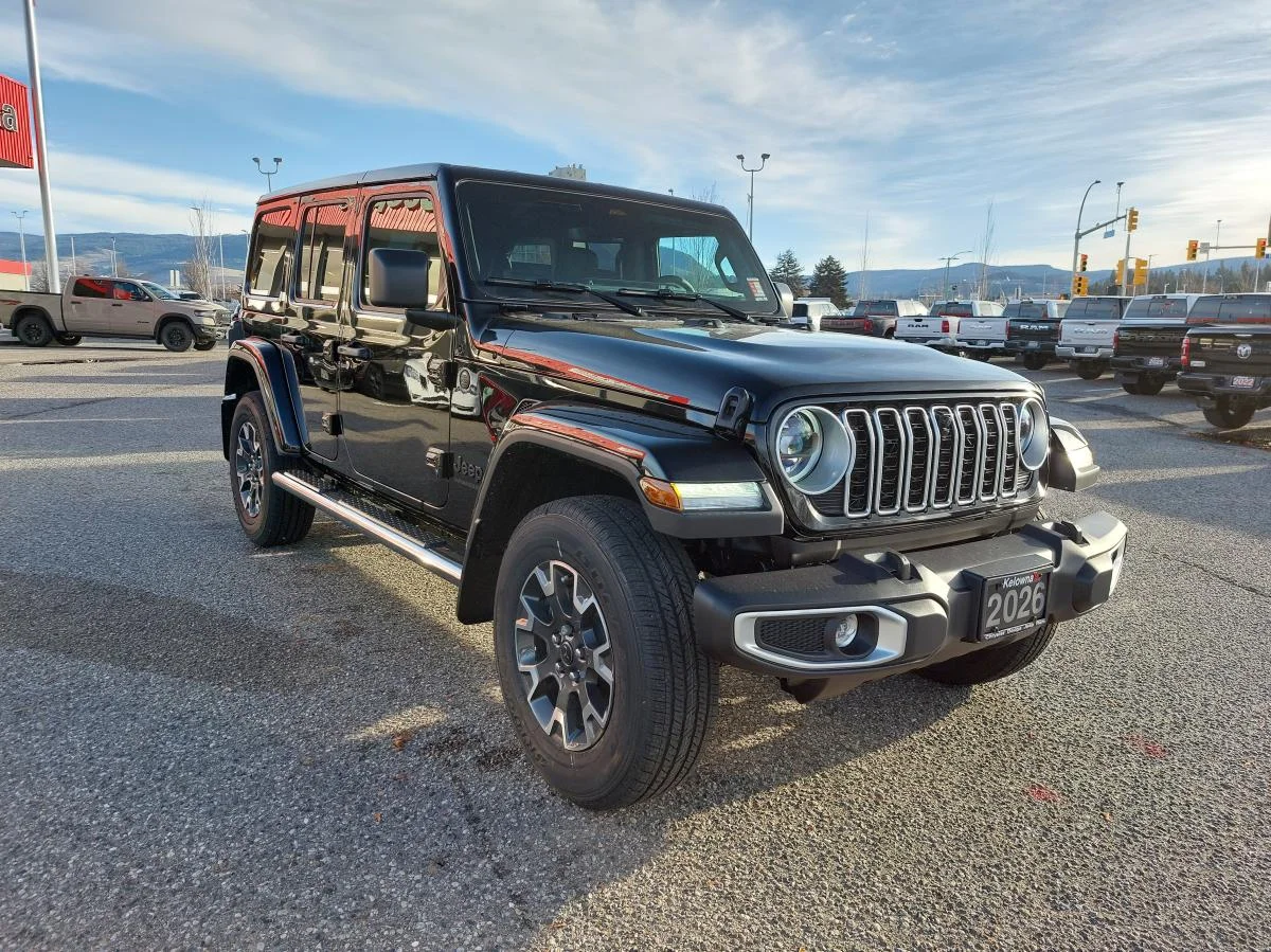 New 2026 Black Jeep Sahara 4 Door 4x4 image 3