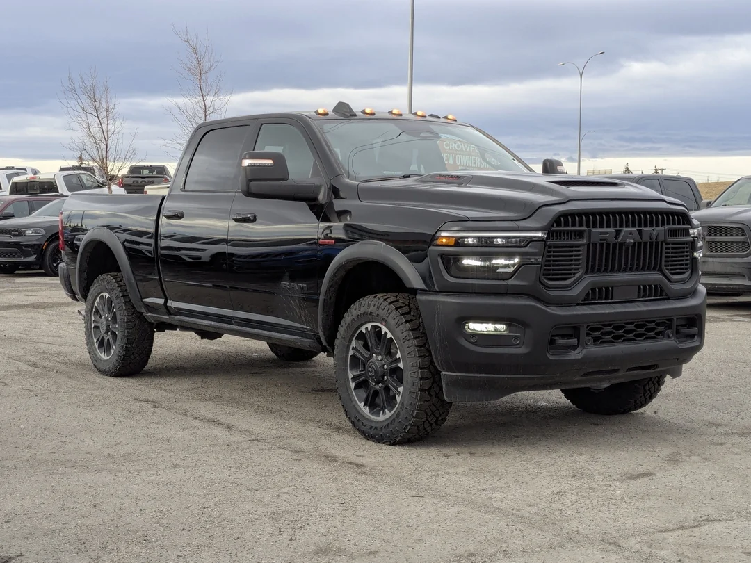 New 2026 Black RAM Rebel - - 4x4 - Cummins HO Diesel - Level 1 & Safety Grp - 5th Wheel Tow Grp & More! image 2