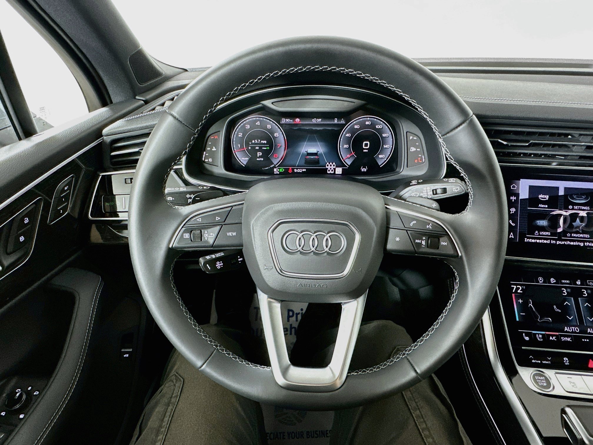 Used 2026 Glacier White Metallic Audi Premium Plus image 12