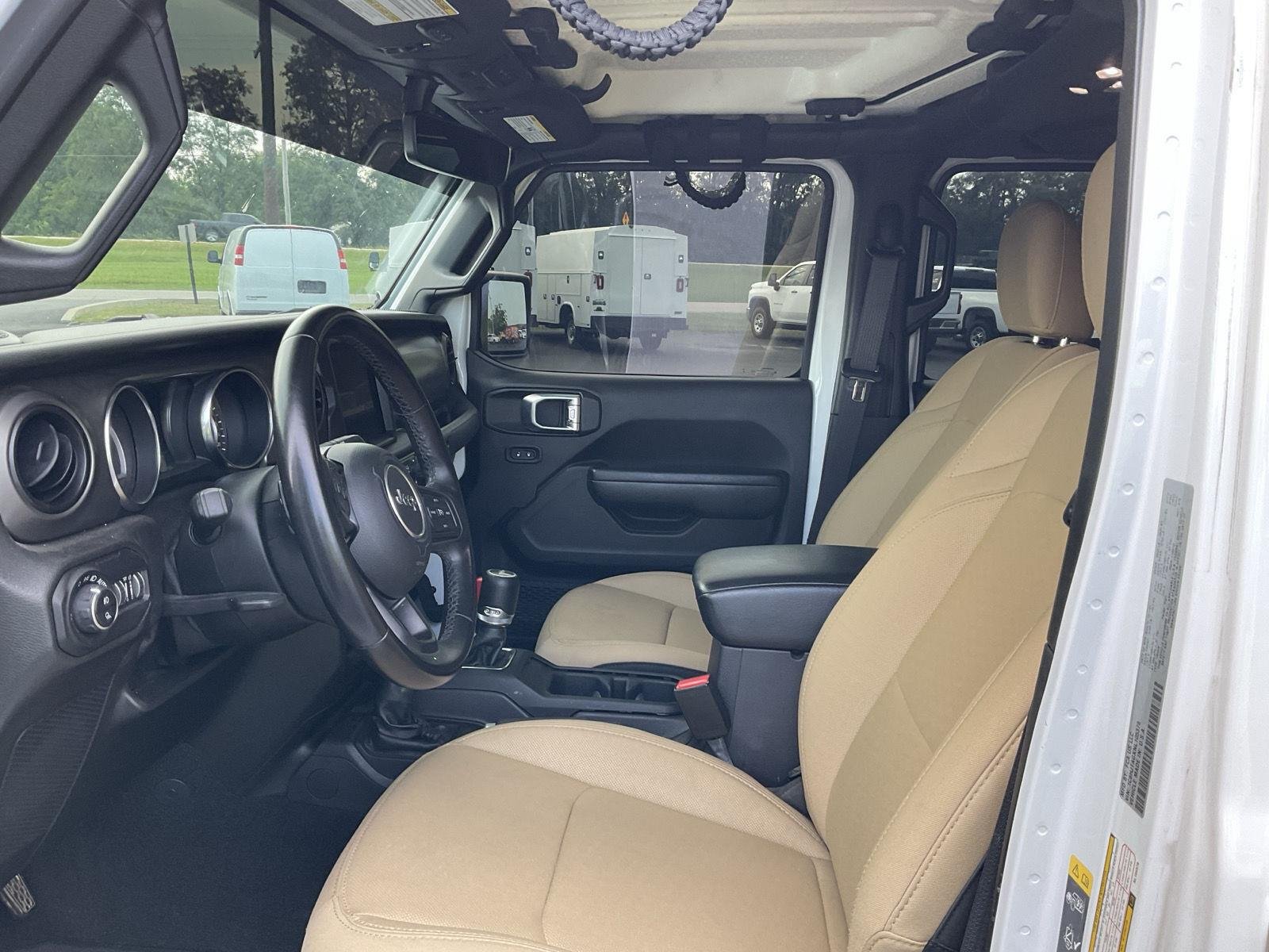 Used 2022 Bright White Clearcoat Jeep Willys image 9
