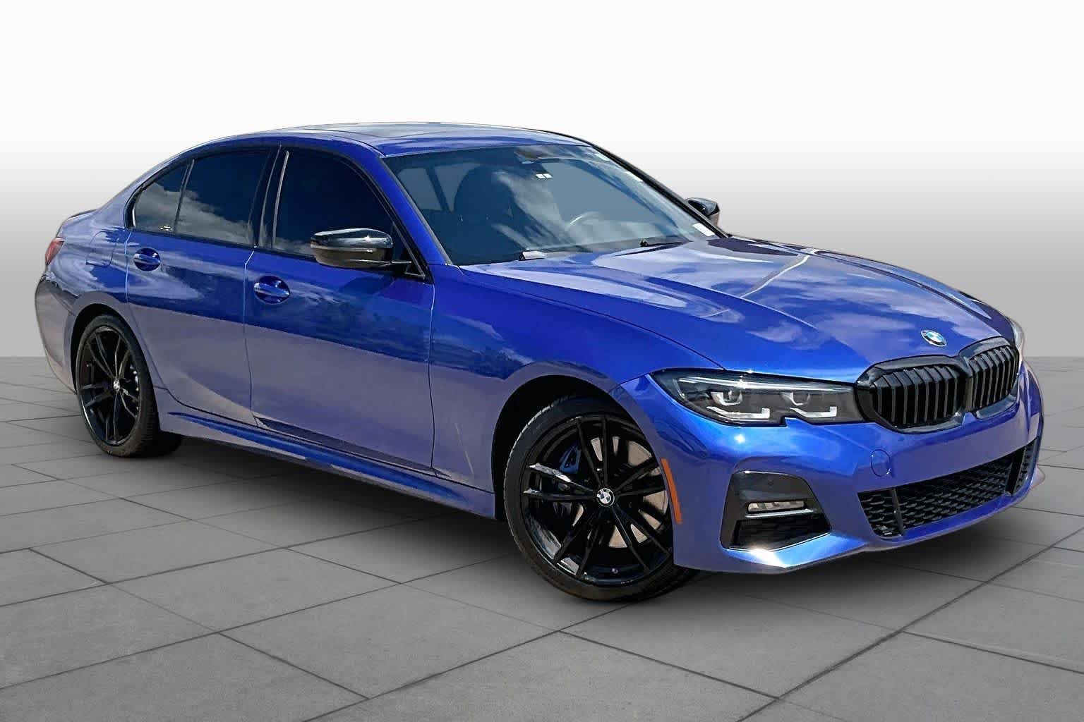 Used 2022 Portimao Blue Metallic BMW 330i xDrive image 3