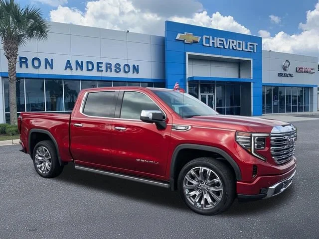 Used 2024 Volcanic Red Tintcoat GMC Denali image 1