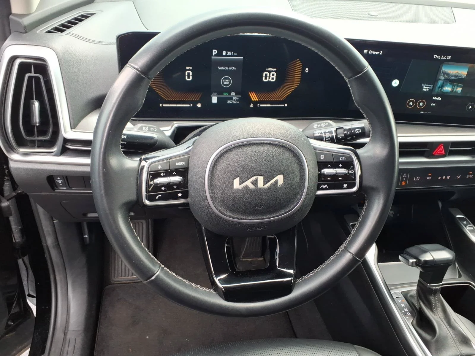 Used 2024 Ebony Black Kia S image 7