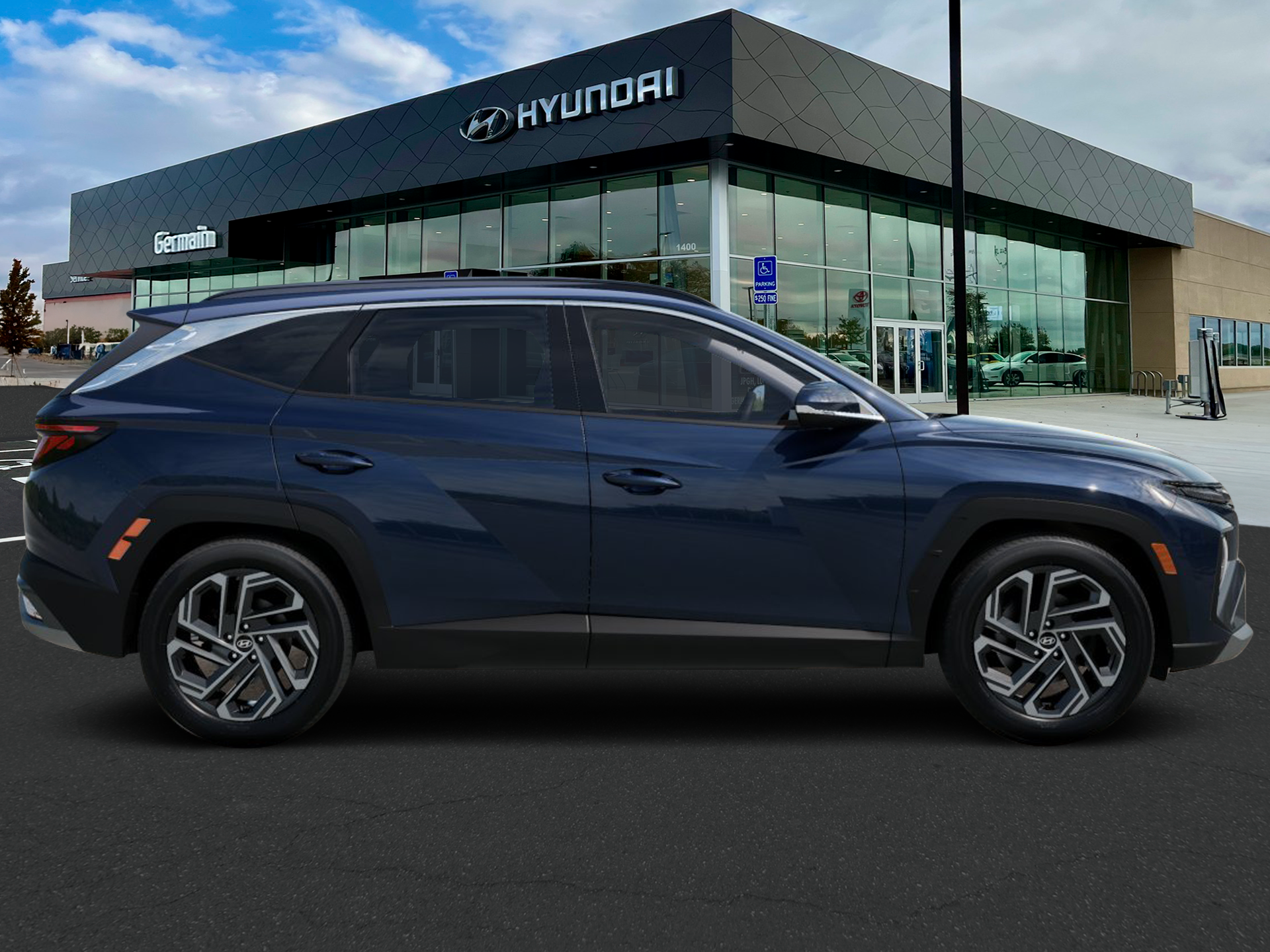 New 2026 Atlantis Blue Hyundai SEL Plus AWD image 6