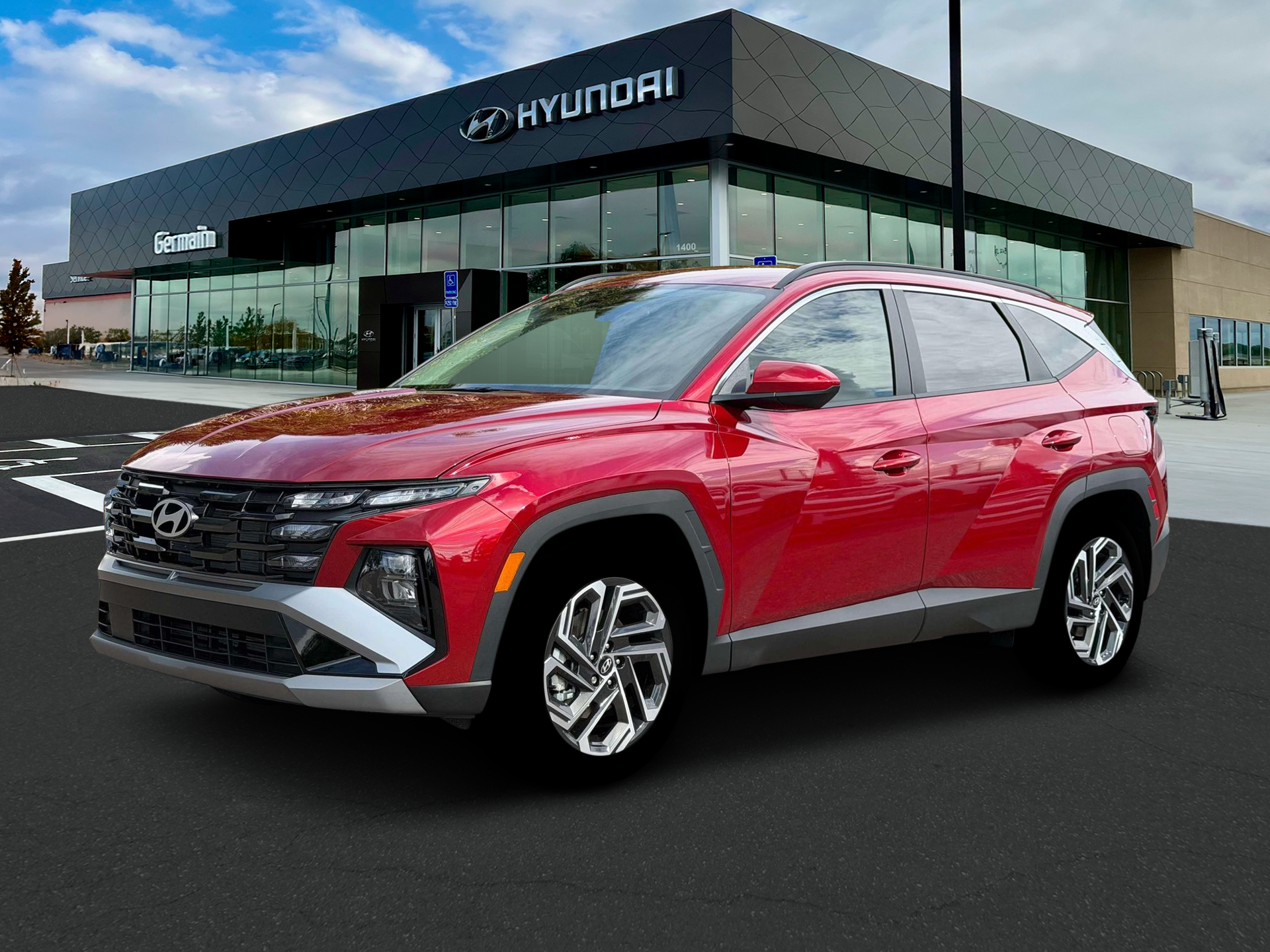 New 2026 Ultimate Red Hyundai SEL Plus AWD image 2