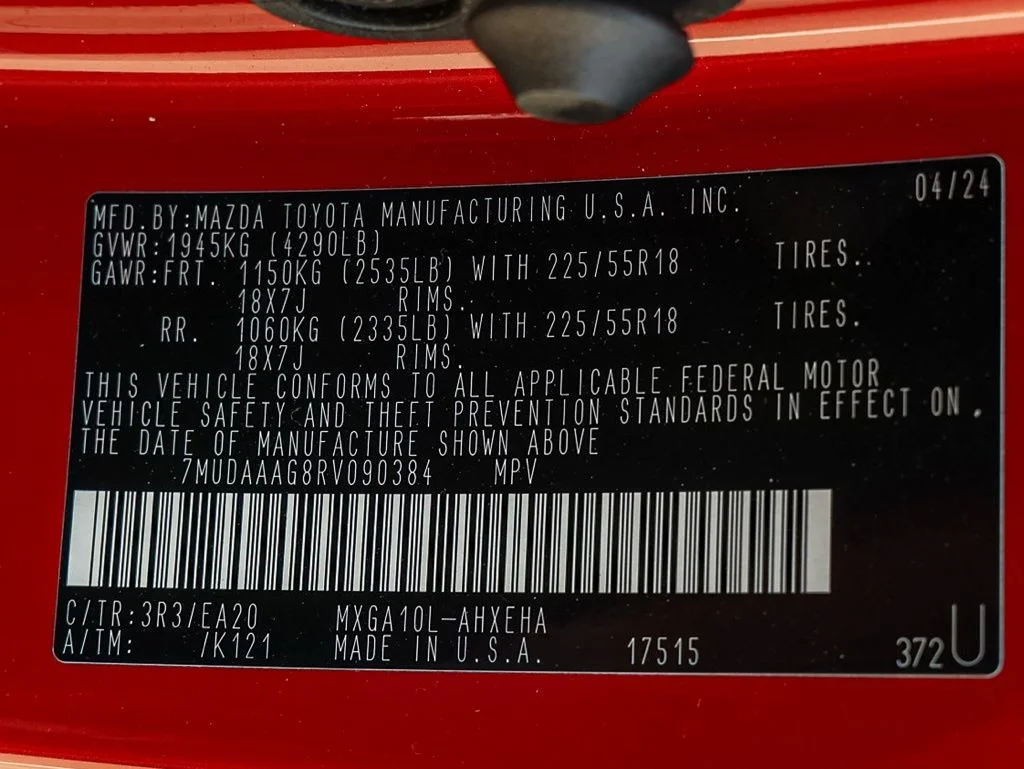 Used 2024 Red Toyota XLE image 33