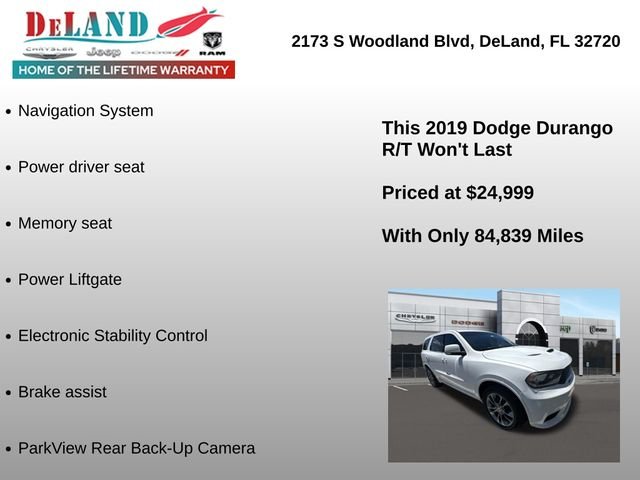 Used 2019 White Dodge R/T image 2