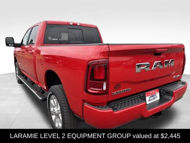 New 2026 Flame Red Clear-Coat Exterior Paint RAM Laramie image 5