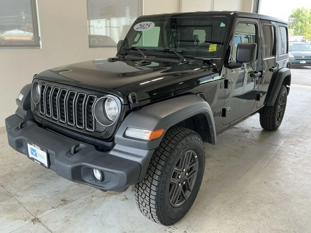 Used 2025 Black Clearcoat Jeep Sport S image 3