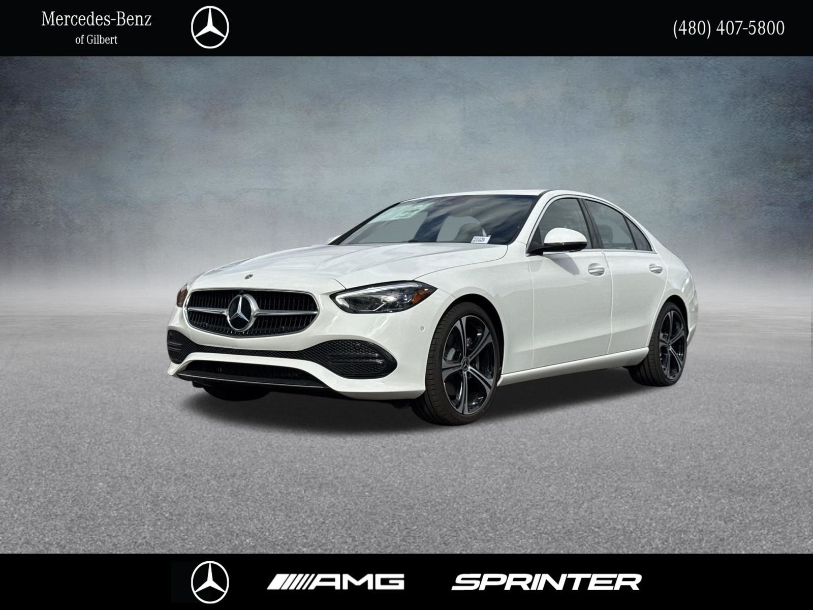 New 2026 Polar White Mercedes-Benz C 300 image 1