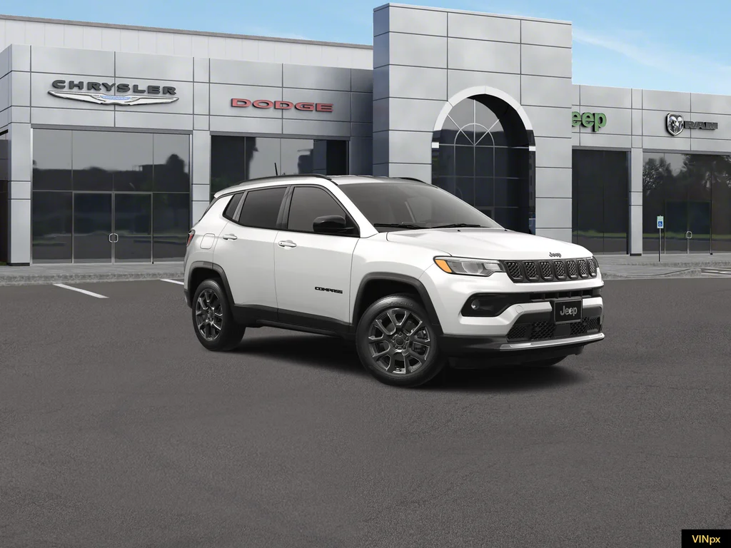 New 2026 Bright White Clear-Coat Exterior Paint Jeep Latitude image 10