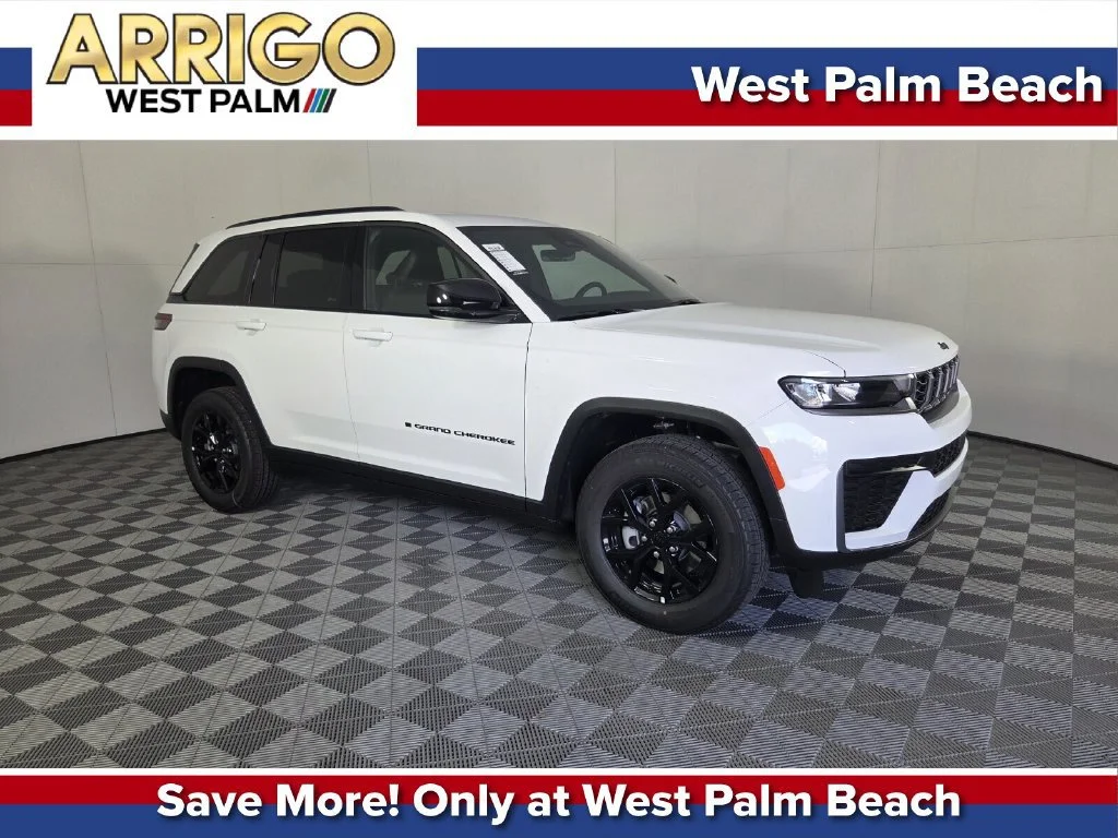 New 2026 Bright White Clear-Coat Exterior Paint Jeep Laredo Altitude image 1