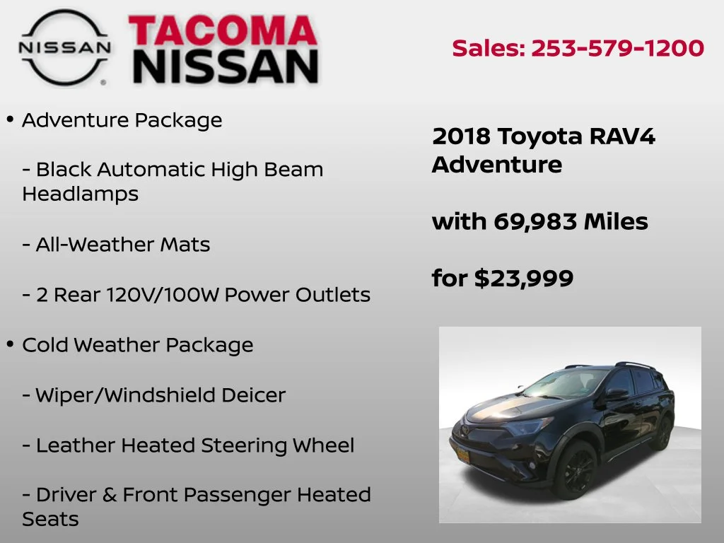 Used 2018 Black Toyota Adventure image 6
