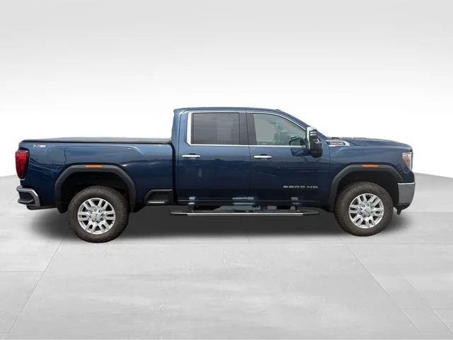 Used 2021 PACIFIC BLUE METALLIC GMC SLT image 7