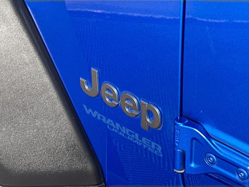 Used 2022 Blue Jeep Unlimited Rubicon 4xe image 24