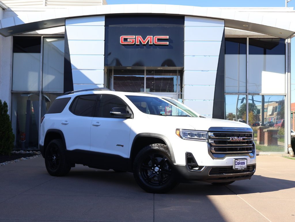 Used 2023 GMC Acadia AT4 with VIN 1GKKNLLSXPZ186570 for sale in Kansas City