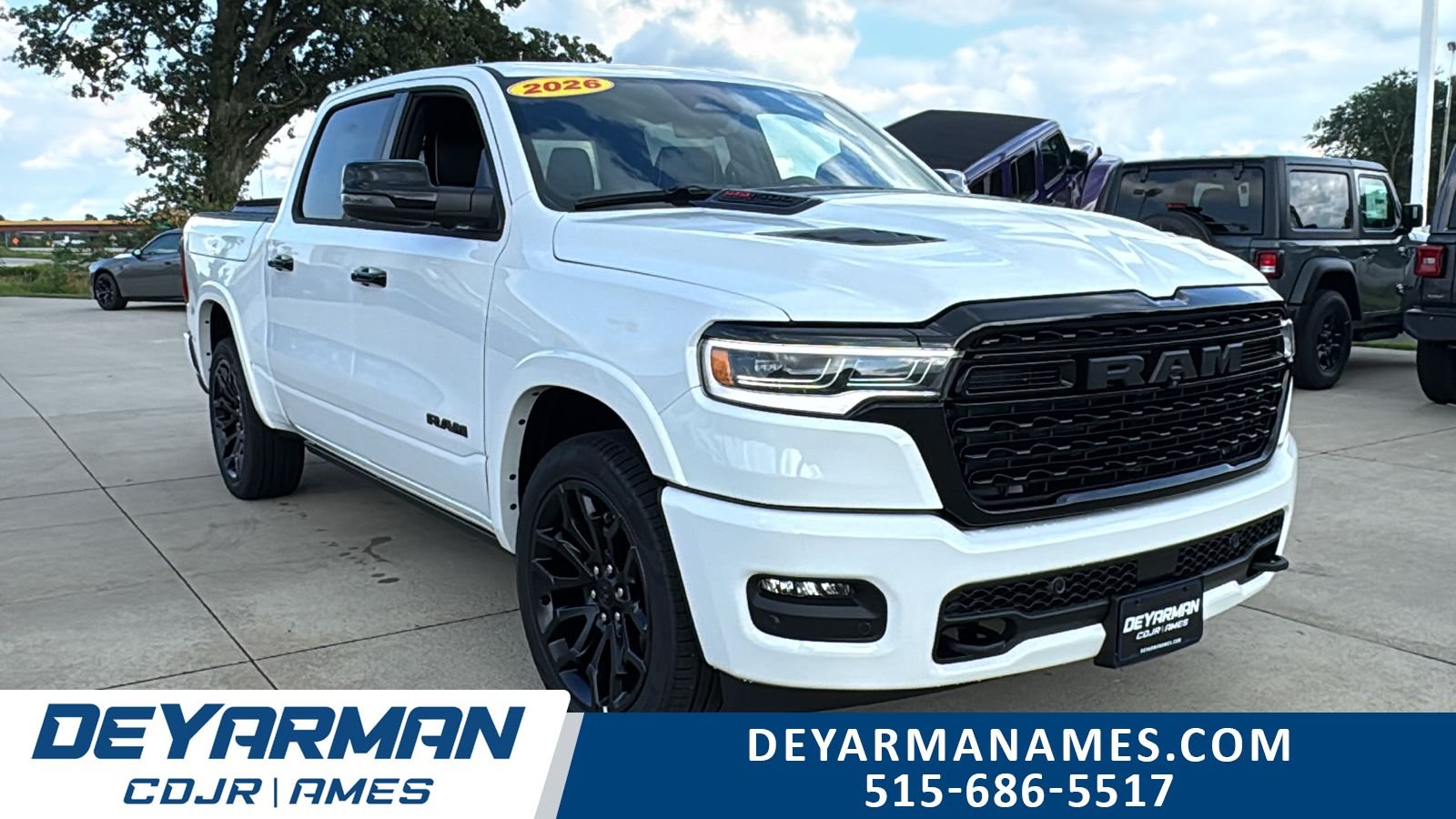 New 2026 Bright White Clear-Coat Exterior Paint RAM Limited image 1