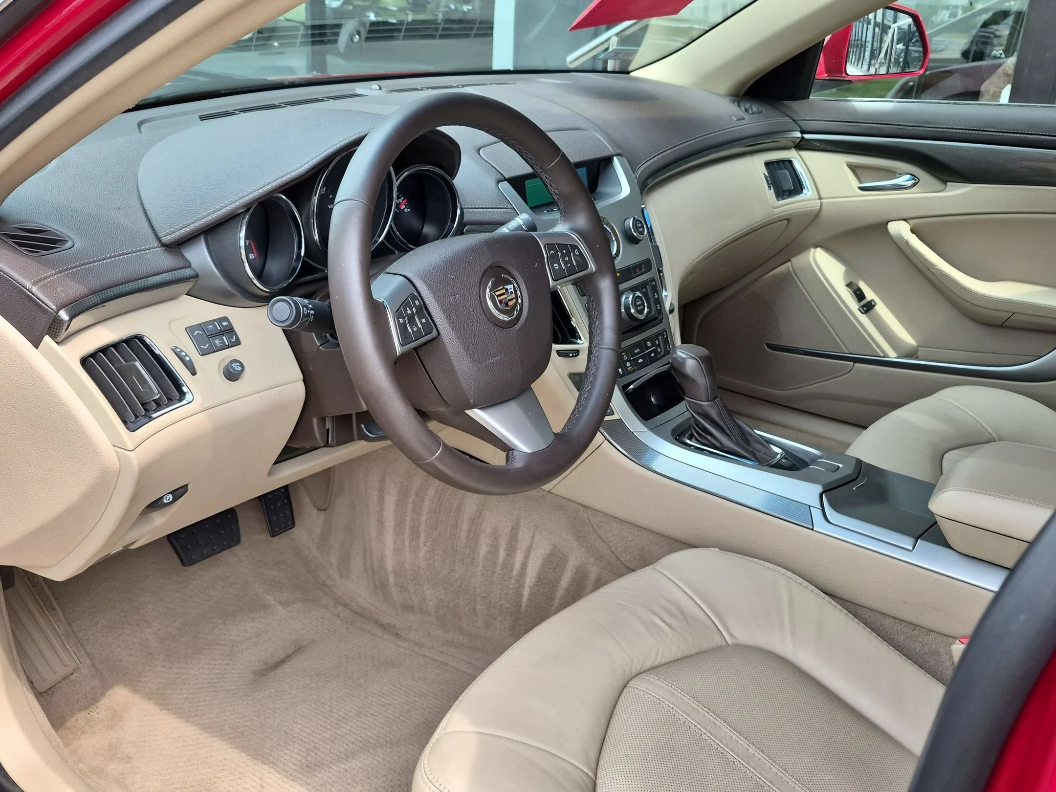 Used 2013 Crystal Red Tintcoat Cadillac Luxury RWD image 8