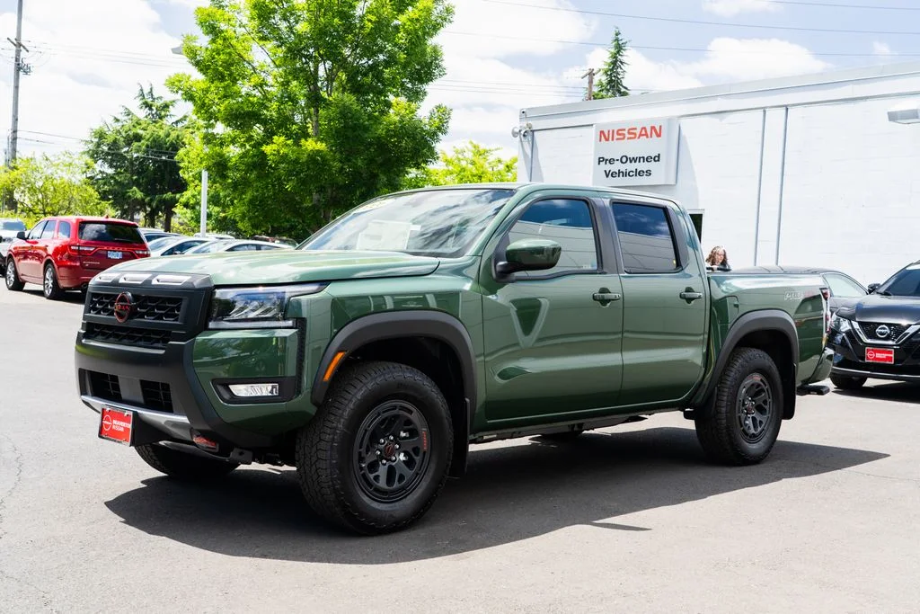 New 2026 Tactical Green Metallic Nissan Crew Cab PRO-4X® image 3