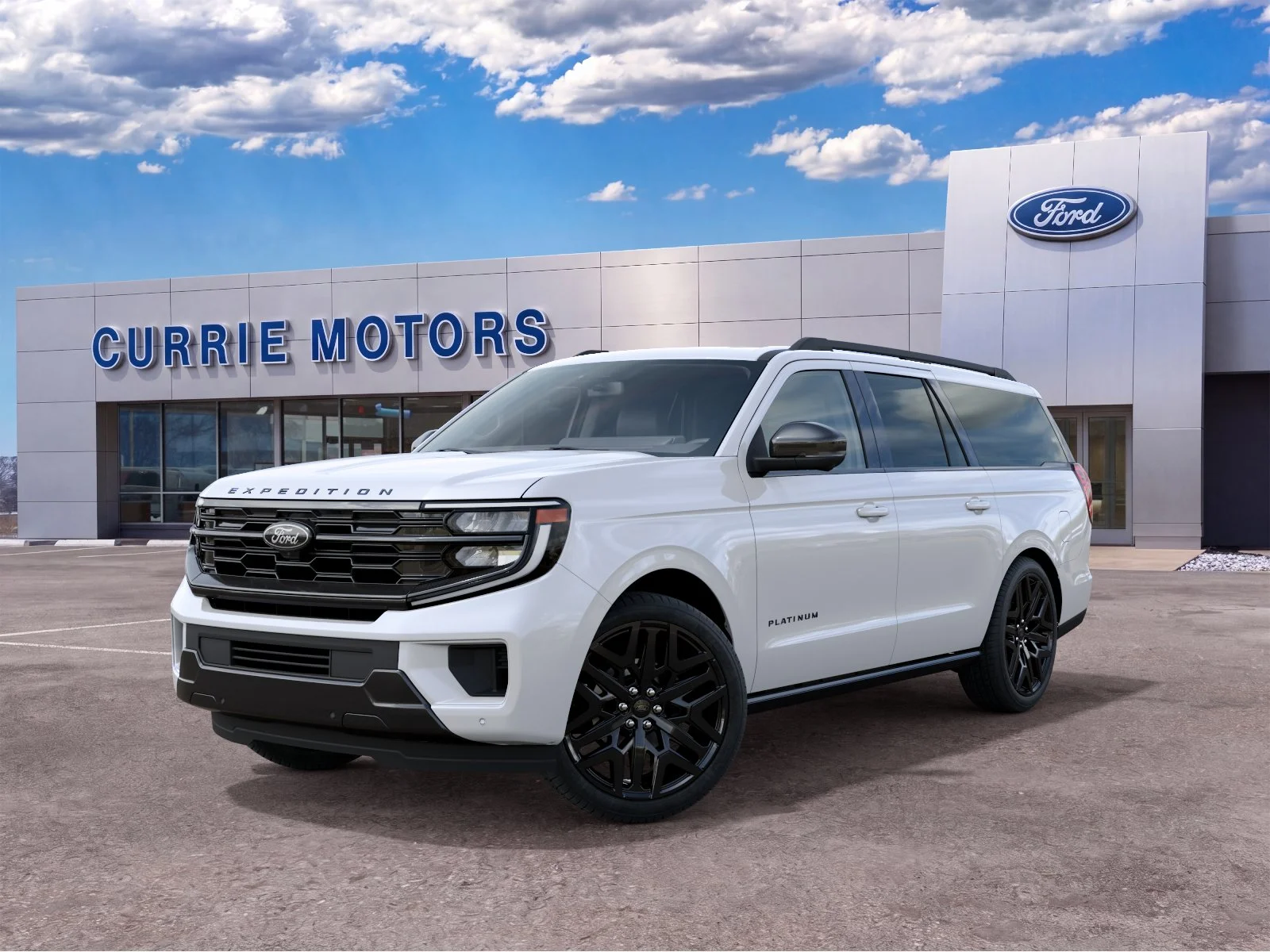 New 2027 Star White Metallic Tri-Coat Ford Platinum image 2