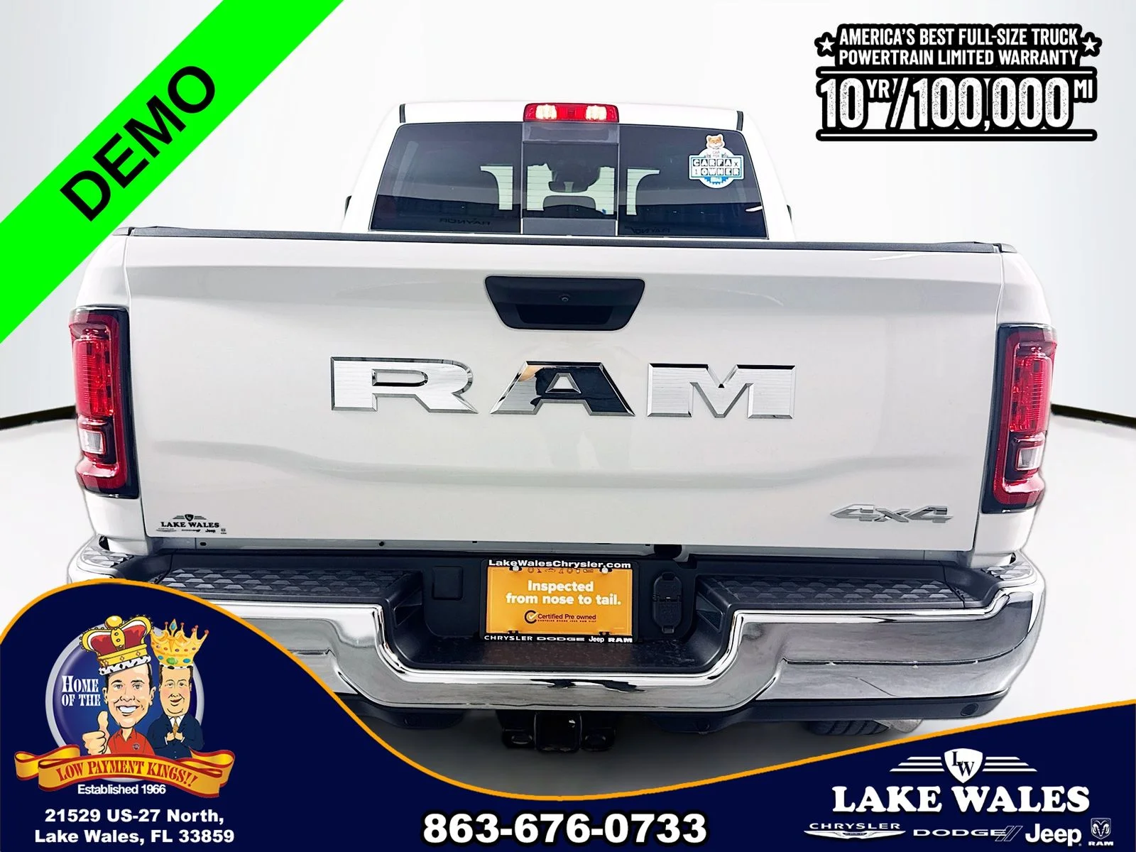 New 2026 Bright White Clear-Coat Exterior Paint RAM TRADESMAN image 6
