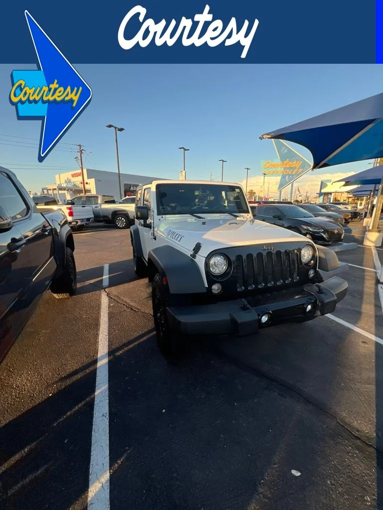 Used 2017 White Jeep Sport image 1