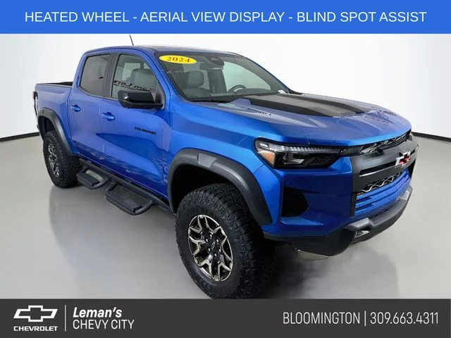 Used 2024 Blue Chevrolet ZR2 image 1