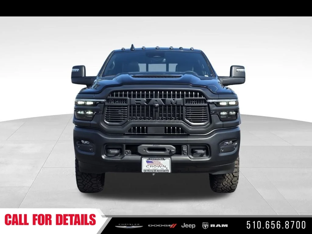 New 2026 Diamond Black Crystal Pearl-Coat Exterior Paint RAM Power Wagon image 2