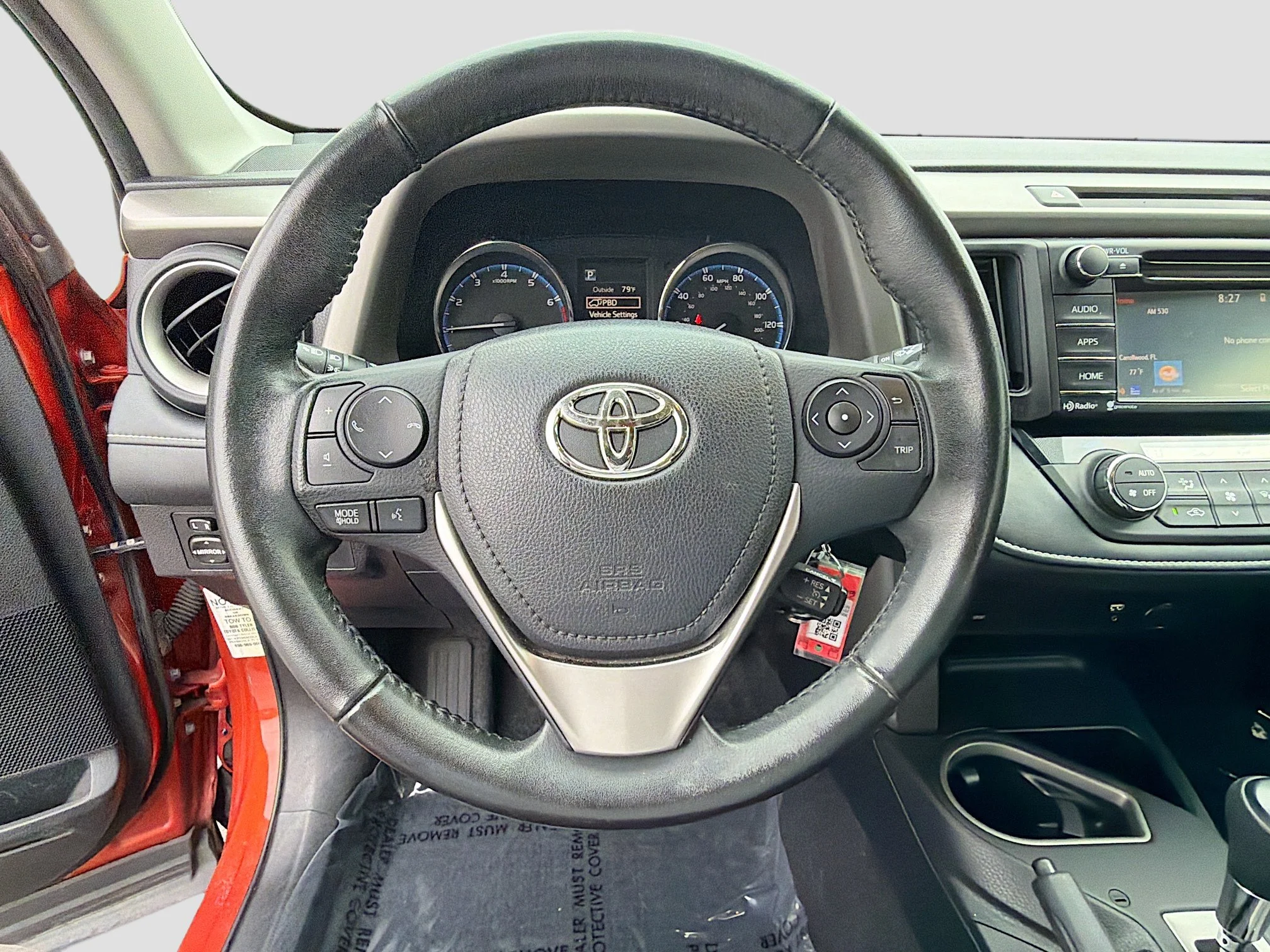 Used 2016 Hot Lava Toyota XLE image 38