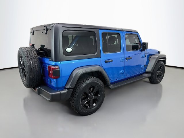 Used 2021 Blue Jeep Unlimited Sport Altitude image 7