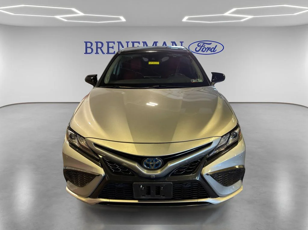 Certified Used 2021 Midnight Black Metallic Toyota XSE image 2