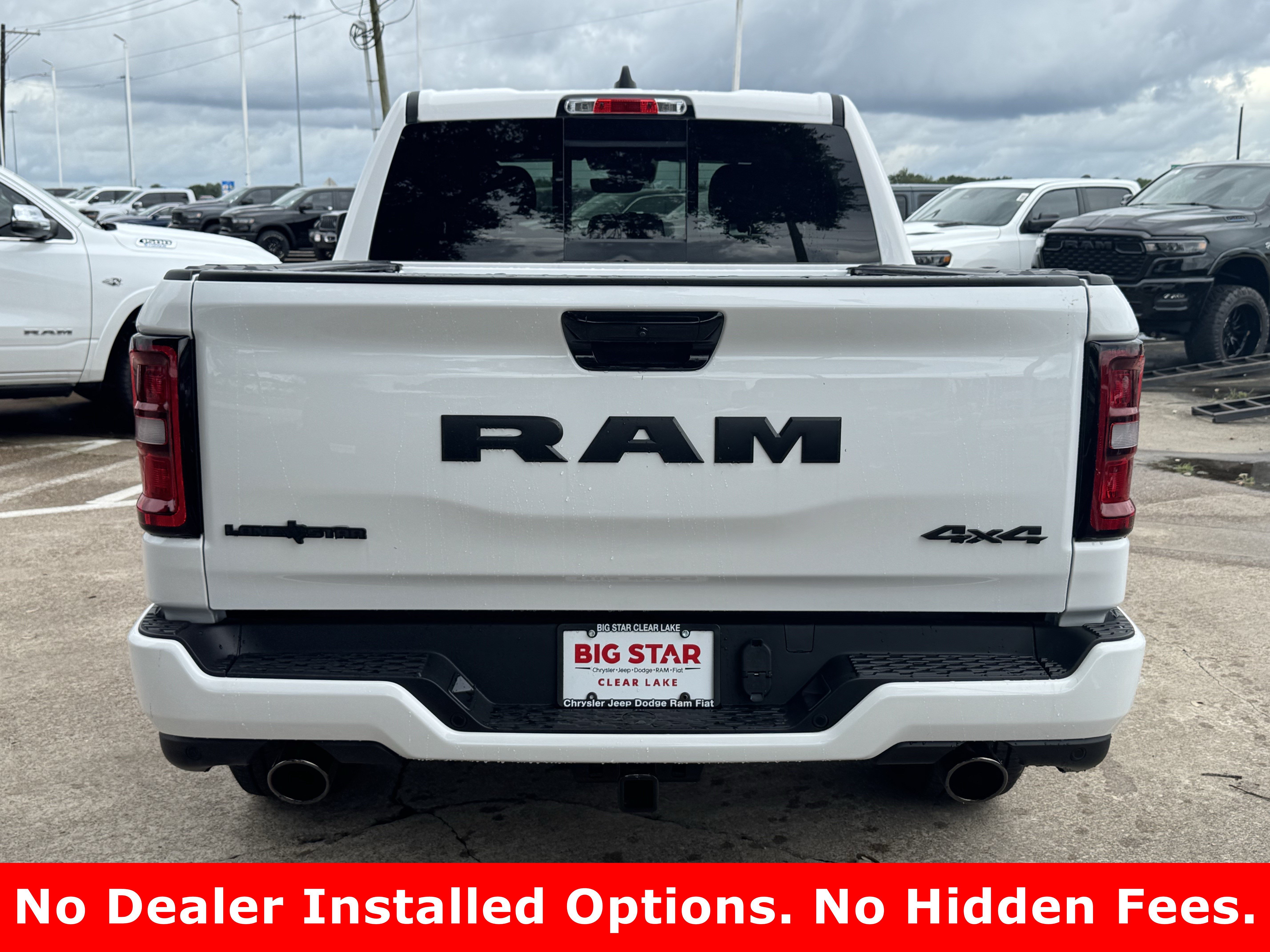 New 2026 Bright White Clearcoat RAM Lone Star image 8