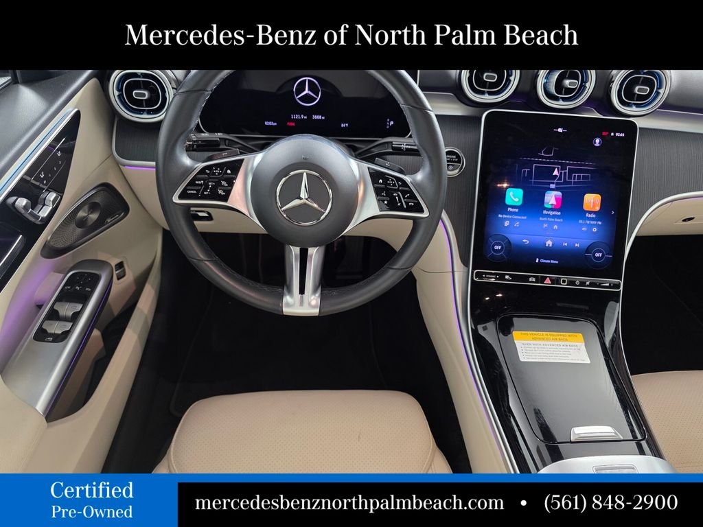 Certified Used 2025 Blue Mercedes-Benz C 300 image 13
