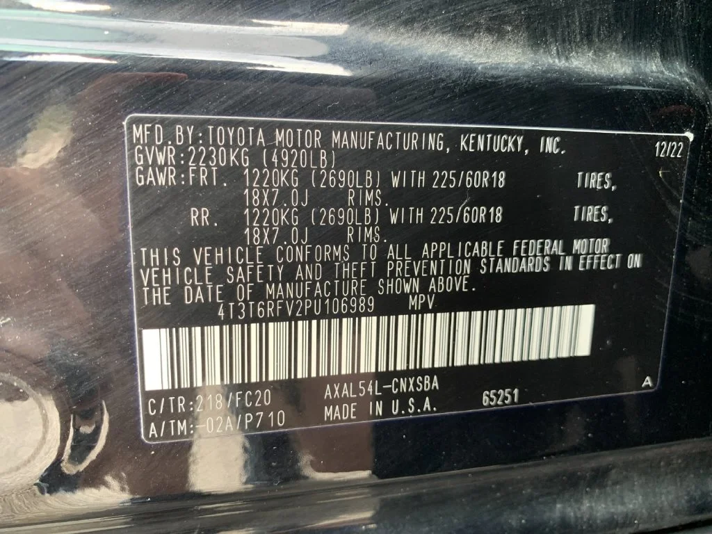 Used 2023 Black Toyota SE image 38