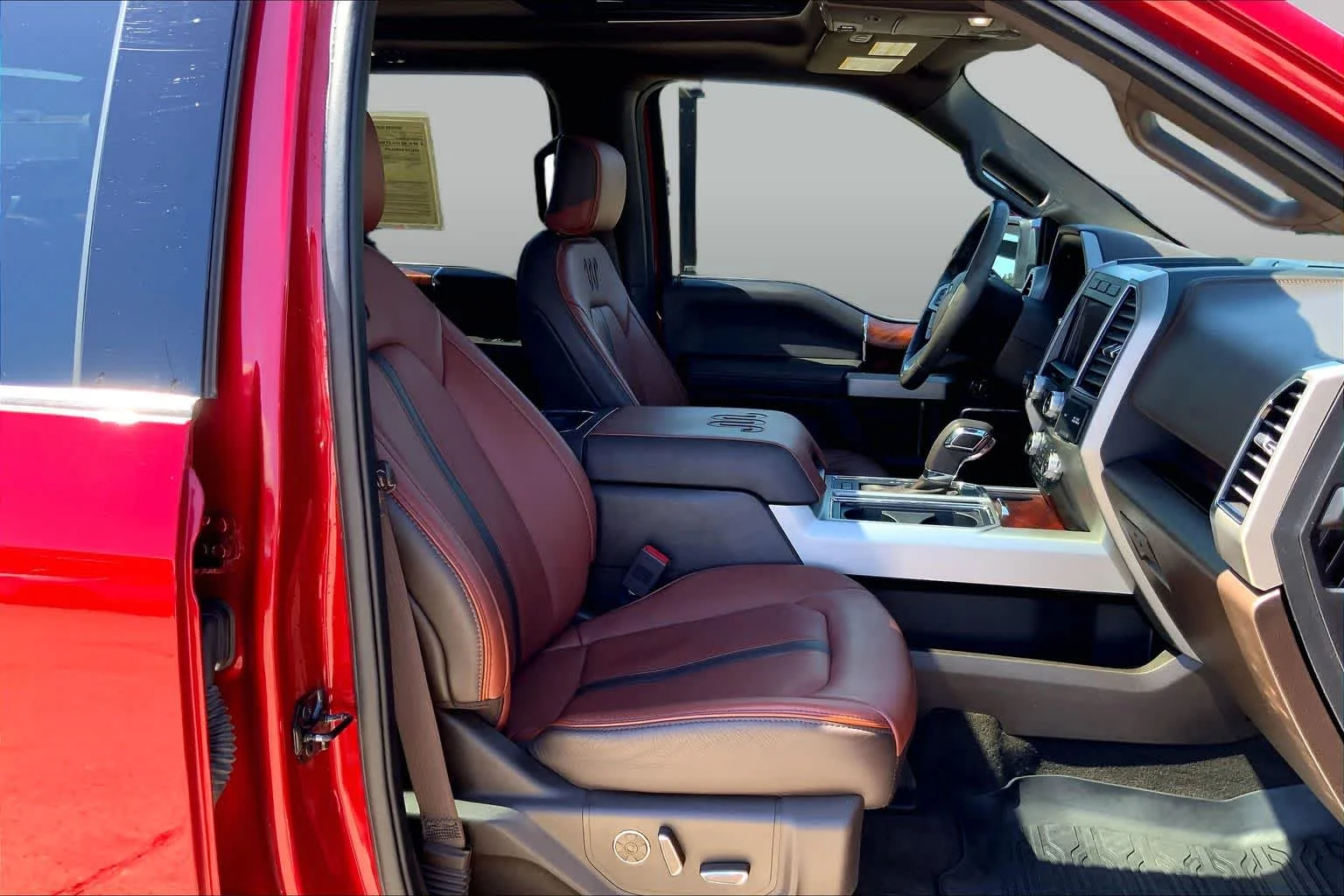 Used 2020 Rapid Red Metallic Tinted Clearcoat/Stone Gray Ford King Ranch image 9